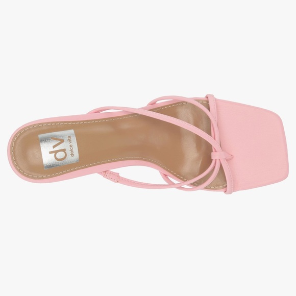 New DV by Dolce Vita Women’s Zini Mini Heeled Sandal in a Pink Color size 9 - Picture 3 of 10